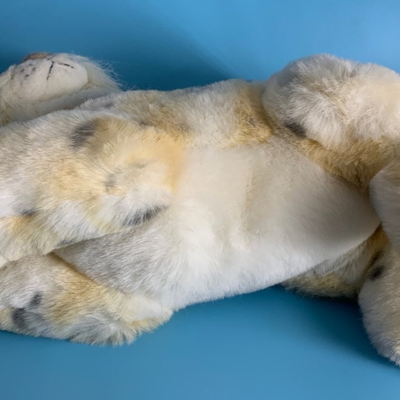18" 1988 Chrisha Playful Plush cat kitty stuffed snimsl yellow spotted - Picture 8 of 10